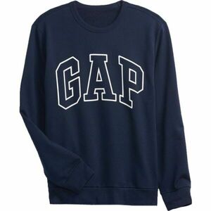 GAP CREWNECK LOGO Férfi pulóver, sötétkék, méret kép