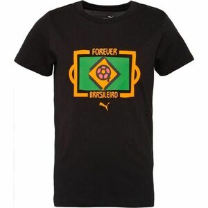 Puma NEYMAR JR TEE Gyerek sportpóló, fekete, méret kép