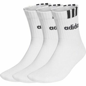 adidas 3-STRIPES LINEAR 3P Zokni, fehér, méret kép