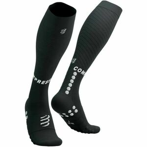 Compressport FULL SOCKS RECOVERY Kompressziós térdzokni, fekete, méret kép