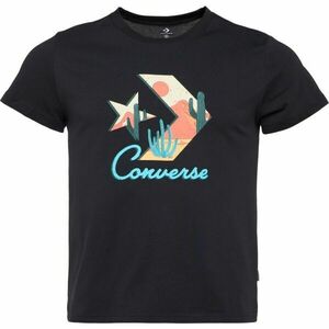 Converse STAR CHEV FILL TEE Női póló, fekete, méret kép