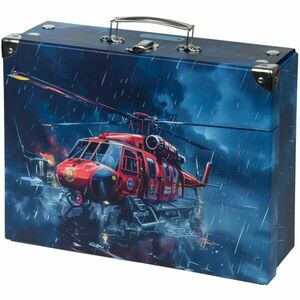 BAAGL RESCUERS Összehajtható laminált karton kisbőrönd, sötétkék, méret kép