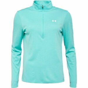 Under Armour TECH TEXTURED 1/2 ZIP Női felső, türkiz, méret M kép
