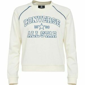 Converse RETRO CHUCK CREW Női pulóver, bézs, méret kép