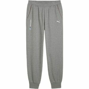 Puma BMW M MOTORSPORT ESSENTIALS+ PANTS FLEECE Férfi melegítőnadrág, szürke, méret kép