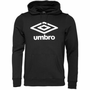 Umbro LARGE LOGO HOODIE ESSENTIALS Férfi pulóver, fekete, méret kép