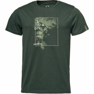 LOAP BOHOR Férfi szabadidős póló, sötétzöld, méret kép