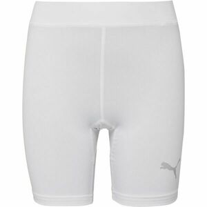 Puma LIGA BASELAYER SHORT TIGH JR Gyerek sportos rövidnadrág, fehér, méret kép
