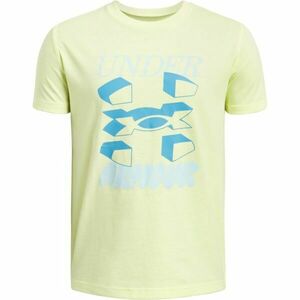 Under Armour SPLIT BIG LOGO Fiú póló, sárga, méret L kép