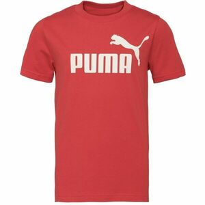 Puma ESSENTIALS N0. 1 LOGO TEE B Fiú póló, piros, méret kép
