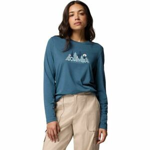 Columbia RUBY SPRINGS GRAPHIC LS TEE Női trikó, türkiz, méret kép