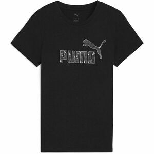Puma ESSENTIALS + ANIMAL GRAPHIC TEE Női póló, fekete, méret kép