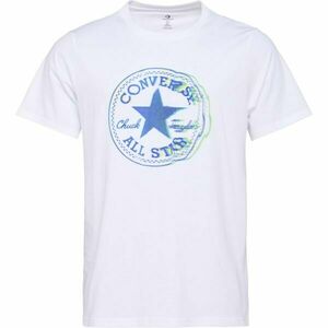 Converse STANDARD FIT CENTER FRONT CHUCK PATCH CORE TEE Uniszex póló, fehér, méret kép