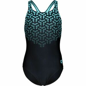 Arena KIKKO Lány fürdőruha, fekete, méret 8-9Y kép