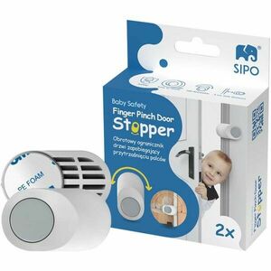 Sipo STOPPER 2DB Rotációs ajtó ütköző, fehér, méret kép