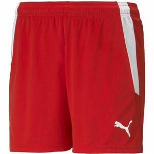 Puma TEAMLIGA SHORTS W Női focis rövidnadrág, piros, méret kép