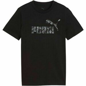 Puma ESSENTIALS CAMO TEE B Fiú póló, fekete, méret kép