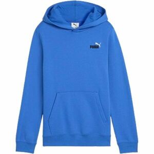 Puma ESS+2 COL SMALL LOGO HOODIE FL Férfi pulóver, kék, méret kép