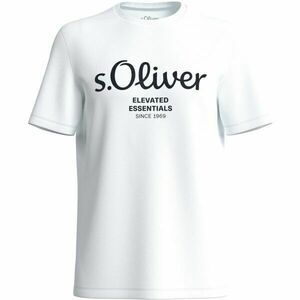 s.Oliver LOGO T-NOOS Férfi póló, fehér, méret kép