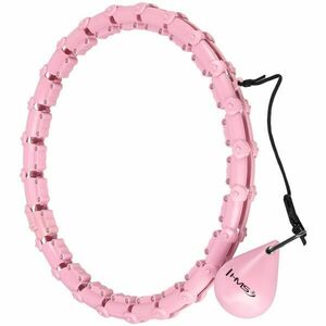 HMS HHW02 Masszázs hullahopp súllyal, rózsaszín, méret kép