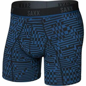 SAXX KINETIC LIGHT-COMPRESSION MESH BOXER BRF Sportos boxeralsó, kék, méret kép