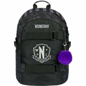 BAAGL SKATE WEDNESDAY NEVERMORE Iskolai hátizsák, fekete, méret kép