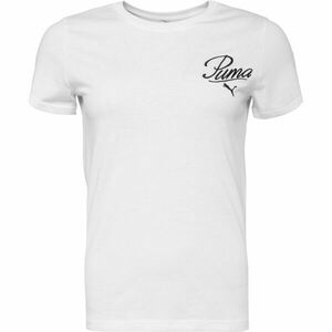 Puma ESSENTIALS SCRIPT TEE Női felső, fehér, méret kép