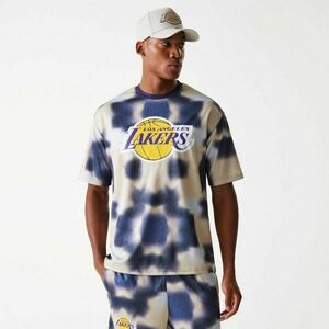 New Era LA LAKERS NBA ALL OVER PRINT Férfi póló, sötétkék, méret kép