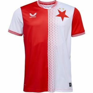CASTORE SLAVIA PRAGUE PRO HOME SS SHIRT Férfi focimez, fehér, méret kép