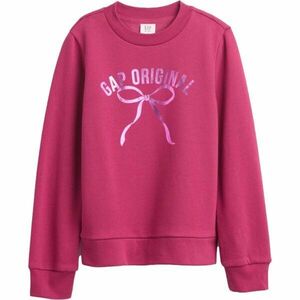 GAP V-DB LOGO CREW Lány pulóver, rózsaszín, méret kép