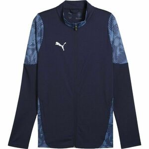 Puma TEAMCUP TRAINING JACKET Férfi futballkabát, sötétkék, méret kép