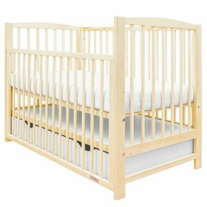 NEW BABY LILLY Gyerekágy lehúzható oldalfallal és fiókkal, bézs, méret kép