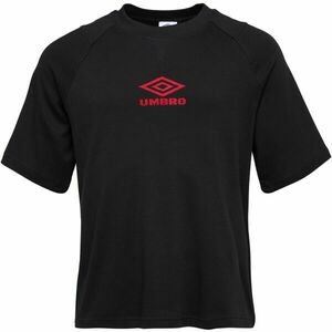 Umbro ICONIC BOXY TEE Férfi póló, fekete, méret kép