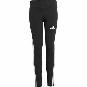 adidas ESSENTIALS AEROREADY 3-STRIPES HIGH-WAISTED Lány leggings, fekete, méret kép