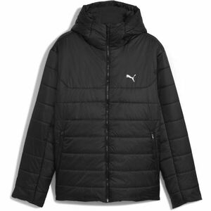 Puma ESSENTIALS HOODED PADDED JACKET Férfi bélelt kabát, fekete, méret kép