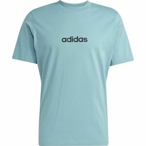 adidas LINEAR SJ TEE Férfi póló, türkiz, méret kép