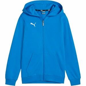 Puma TEAMGOAL CASUALS HOODED JACKET Fiú pulóver, kék, méret kép