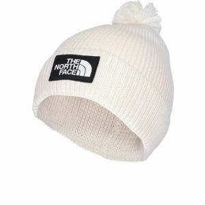The North Face LOGO BOX POM BEANIE Női sapka, fehér, méret kép