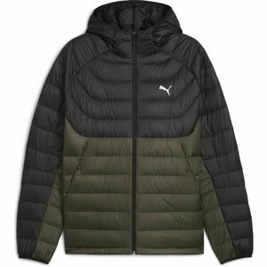 Puma PACKLITE HOODED DOWN JACKET Férfi télikabát, fekete, méret kép