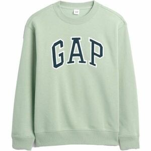 GAP HERITAGE CREW Női pulóver, világoszöld, méret kép