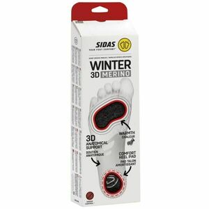 Sidas WINTER 3D MERINO Téli talpbetét, fekete, méret kép
