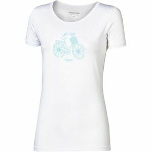 PROGRESS SASA CITYBIKE Női bambusz póló, fehér, méret kép