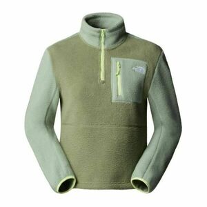 The North Face W YUMIORI 1/4 ZIP Női polár dzseki, világoszöld, méret kép