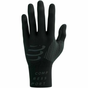 Compressport 3D THERMO GLOVES Uniszex futókesztyű, fekete, méret kép