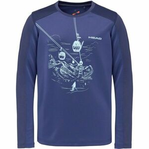 Head MORIS Fiú hosszú ujjú póló, sötétkék, méret 116-122 kép