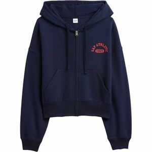 GAP V-LOGO ABV HIGH RIB FZ Női pulóver, sötétkék, méret kép