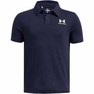 Under Armour ICON POLO Fiú póló, sötétkék, méret M kép
