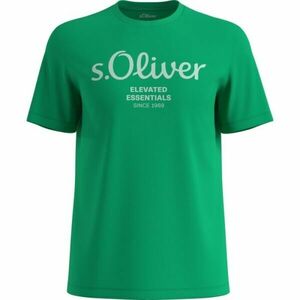 s.Oliver LOGO T-NOOS Férfi póló, zöld, méret kép