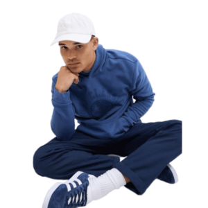 GAP V-VINTAGE Férfi pulóver, kék, méret kép