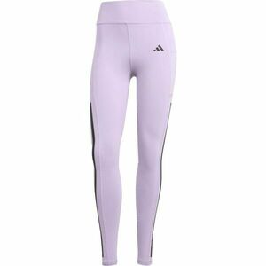 adidas adidas OPTIME 3-STRIPES FULL-LENGTH 1/1 női leggings Női leggings, lila, méret kép